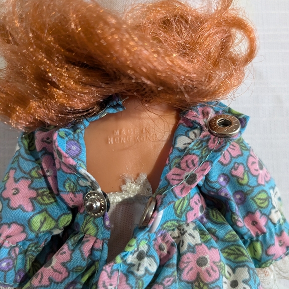 VTG rare Monica doll red hair blue eyes Mighty star Goodtime toys Hong Kong - Picture 5 of 16